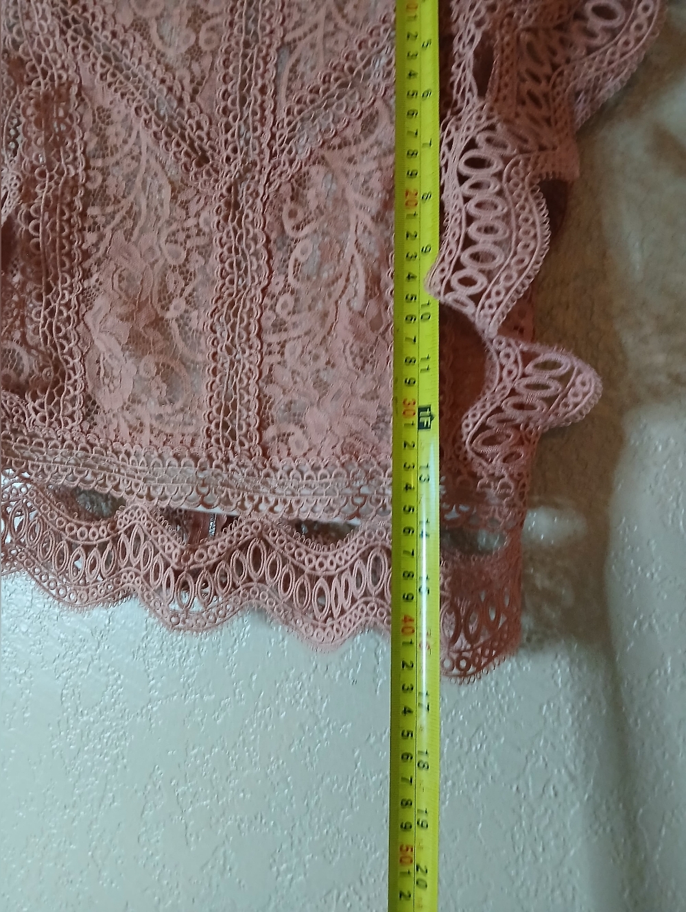 SAINTS + SECRETS Mauve Pink Victorian Lace Top High Neck Size Small - Picture 4 of 6